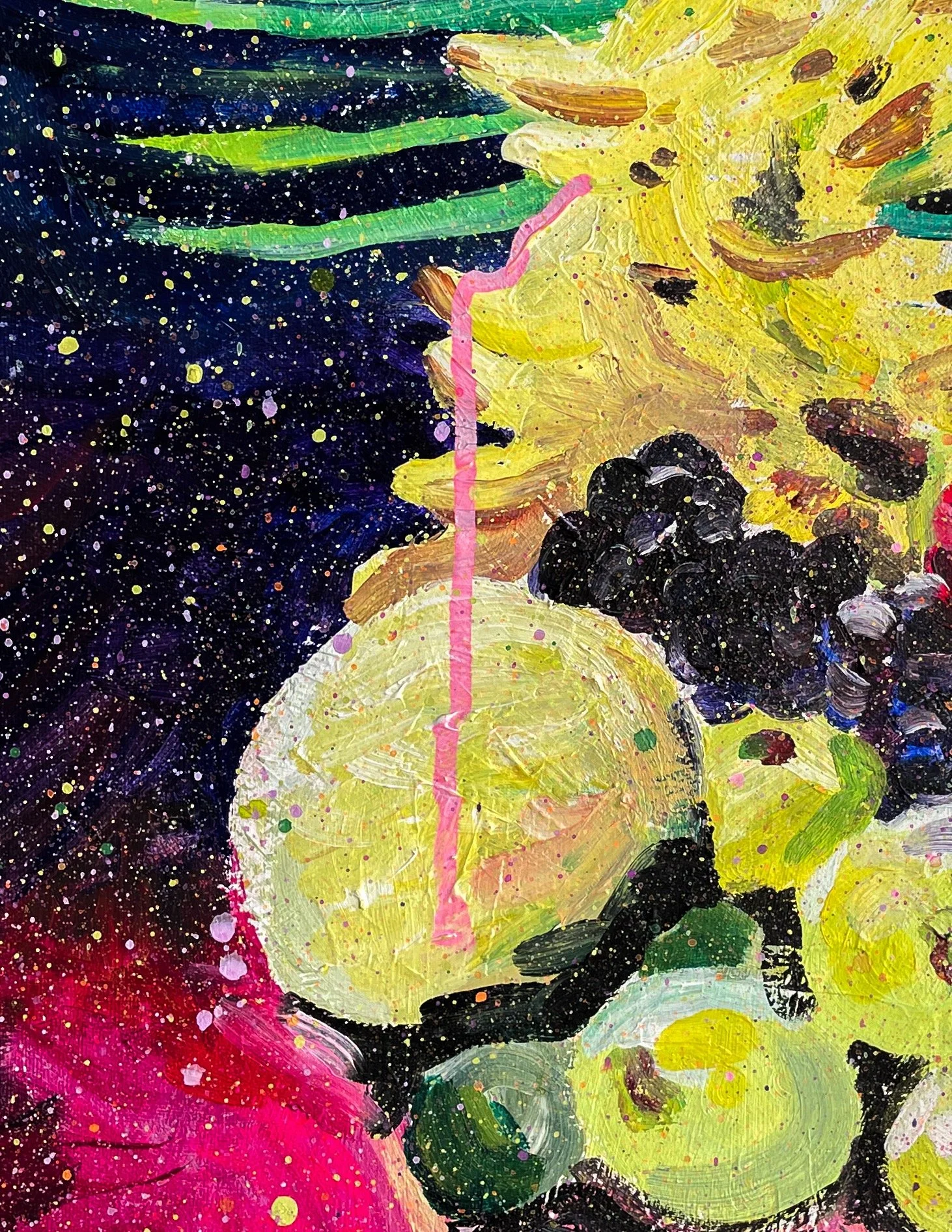 Dripping Fruit Galaxy — Lauren Liz, Visual Artist & Muralist